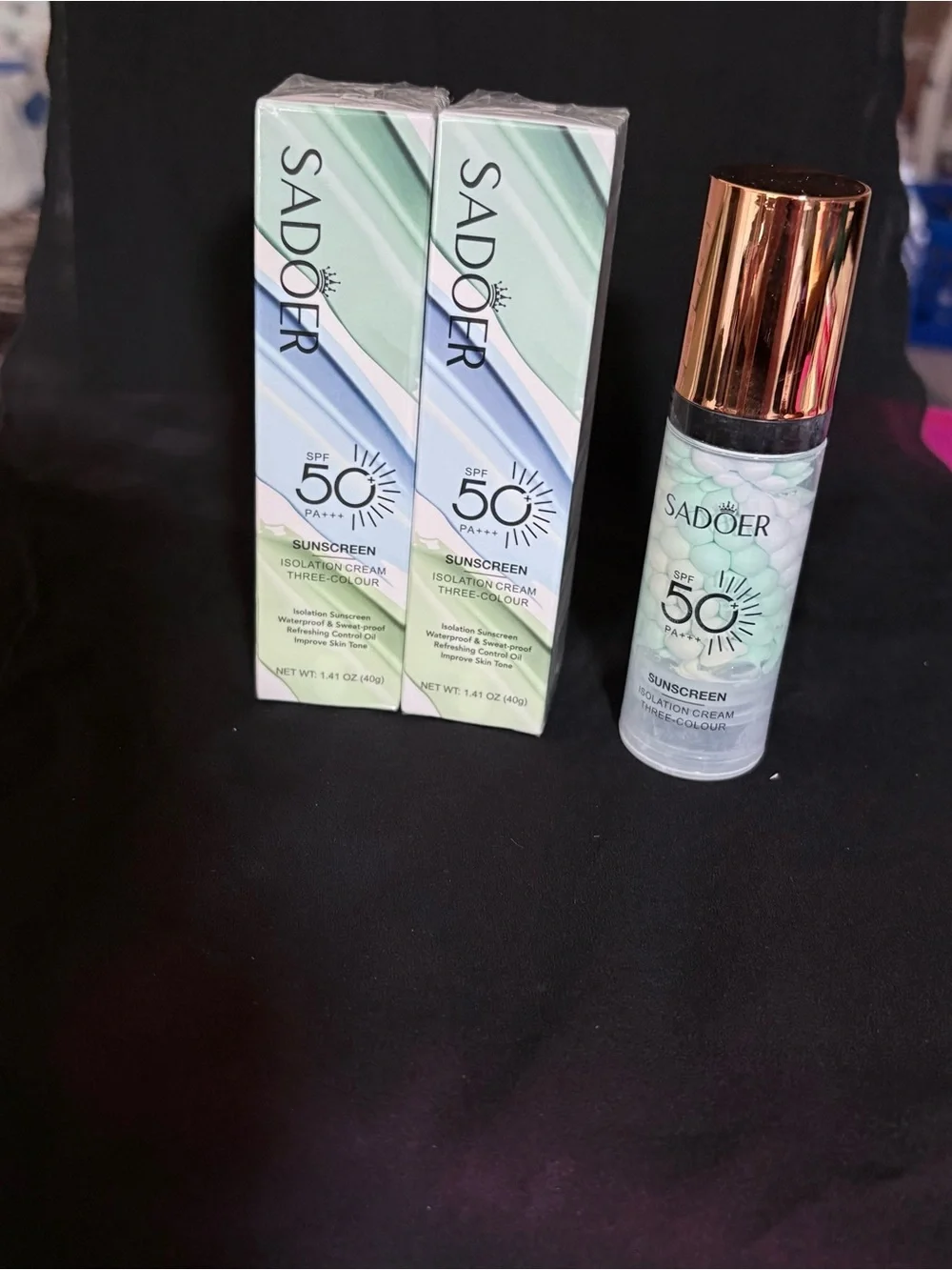 Exfoliating Gel and Sunscreen (2 of each)
